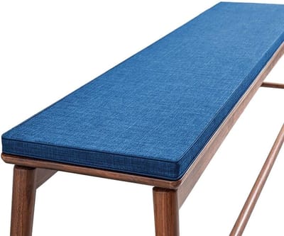 Tuinbankkussen - Terraskussen Matras - Buiten Zitten - Waterdicht Polyester - 220 x 50 cm - Donkerblauw