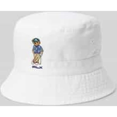 Hoed met polo bear-stitching