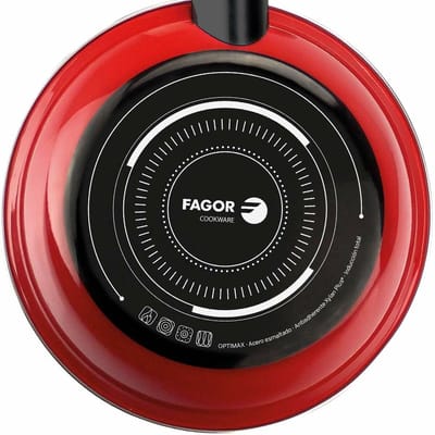Pan FAGOR Optimax Rood Geëmailleerd Staal (Ø 20 cm)