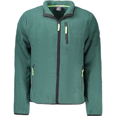Noorwegen 1963 Groen Polyester Heren Sweatshirt