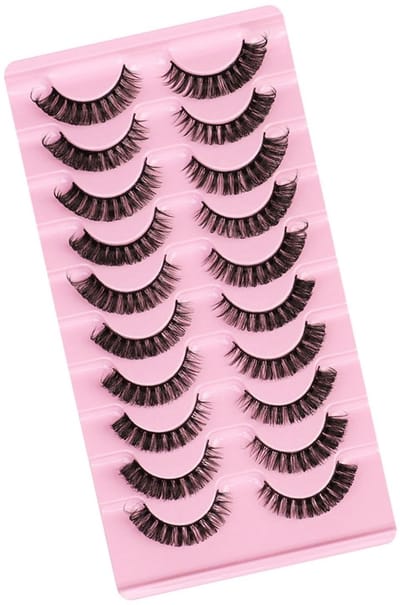 Dailygoods- Wimperclusters 10 Paar - Valse Wimpers Natuurlijk - Handig voor Beginners - Geen Schade aan Ogen - Geschikt voor Alle Gelegenheden - Makkelijk te Gebruiken