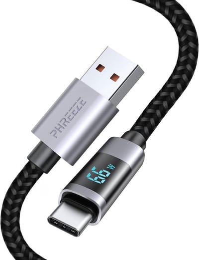 Usb C kabel - 6a/66w - Usb naar usb C kabel - usb lader