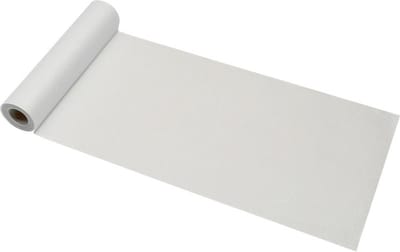 Chaks Tafelloper op rol - 2x - witte glitter - 30 x 500 cm - polyester