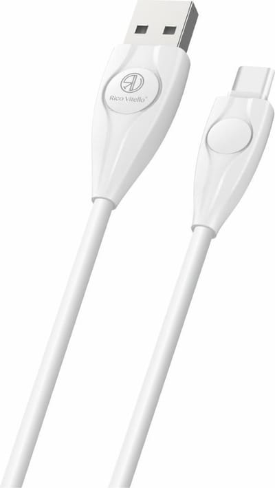 Type-C kabel snel oplaadkabel- datakabel naar USB, extra sterk 1 meter/ hoge kwaliteit/geschikt voor Samsung S8../S9../S10.., S20 t/m S25 en A serie/ Huawei/HTC/Nokia Lumia/LG/ Xiaomi Mi en aplle iphone 15/16 series met Type-C oplaadpoort Wit