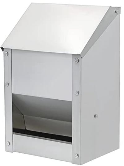 4.5kg Automatische Voerbak voor Pluimvee - Weerbestendige Wandmontage Feeder voor Kippenhok