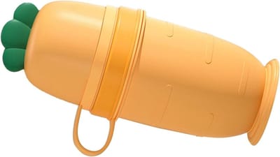 Baby Urinoir - Noodtoilet Kinderen - Onderweg Zindelijk - Lekvrij Ontwerp - 19 cm - Citroen geel
