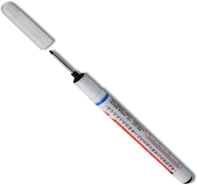 Permanent Marker met Extra Lange Punt 0.7-1mm - Zwart Kleur, Ideaal voor Schrijven en Tekenen (1PC)
