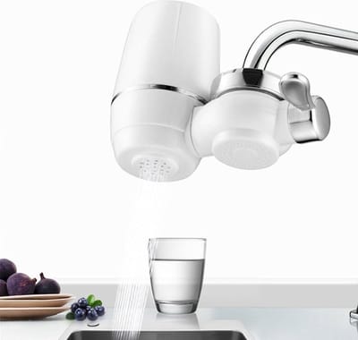 Borvat® Waterfilter voor kraan met filtercartridge, geschikt voor dagelijks gebruik tot 1000L