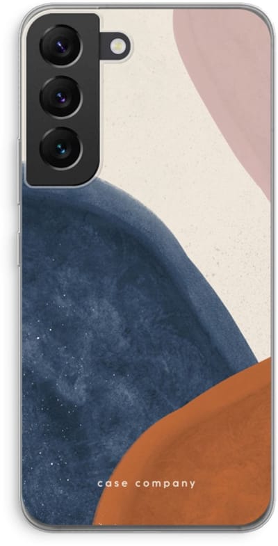 Case Company® - Hoesje geschikt voor Samsung Galaxy S22 hoesje - Geo #1 - Soft Cover Telefoonhoesje - Bescherming aan alle Kanten en Schermrand