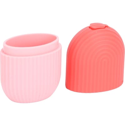 Glaçon Visage Soulagement de la Douleur Prise Antidérapante Silicone Durable Opération Facile Moule à Glace Visage pour Massage du Visage