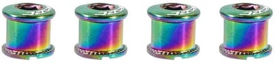 Dailygoods- Kettingbladbouten 4 stuks - Roestvrijstalen Fietscrankbouten - Enkelvoudige/Dubbele Kettingbladbouten - Fietsaccessoires - Geschikt voor Racefiets/BMX/MTB
