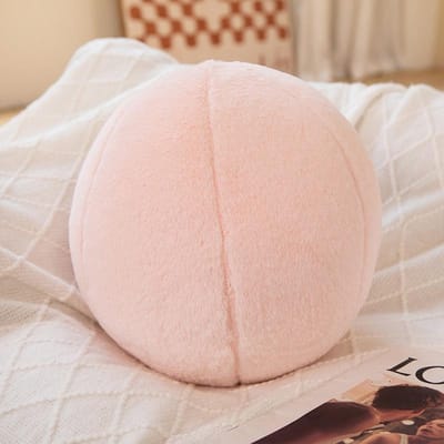 Creatieve Pluizige Bal Pluche Speelgoed Schattig Rond Kussen Auto Huis Scandinavische Stijl Decor Pop Zachte Aanraking Bal Kussen Leuk Cadeau