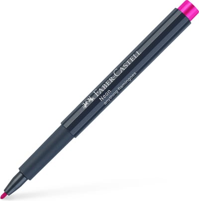Faber-Castell neon marker - Anything Flamingoes - lijnbreedte 1,5mm - roze - FC-160828