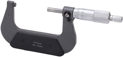 Dailygoods- Buitenmicrometer Professionele Precisie - Diktemeter - Aluminiumlegering - Nauwkeurige Meting - Draagbare Micrometer - Meetnauwkeurigheid 0,01 mm