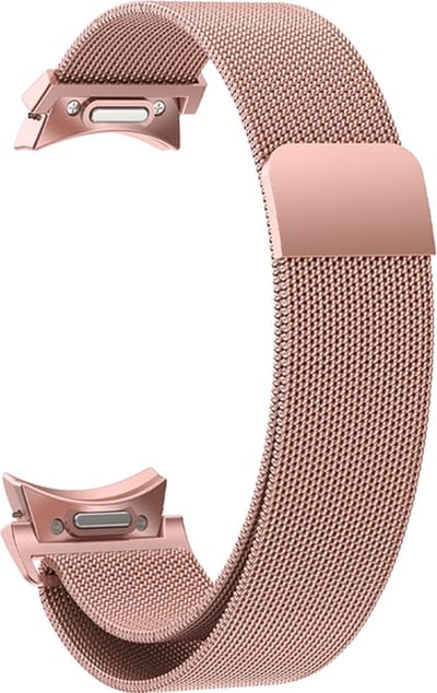 Milanees bandje - geschikt voor Samsung Galaxy Watch 7 / Watch FE / 6 / Watch 6 Classic - rosekleurig