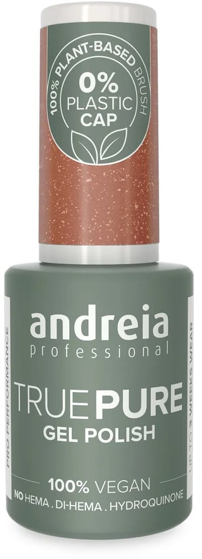 Andreia Professional - Gellak - True Pure - Lente Kleur - Bruin met Zachte Glans T53 - HEMA vrij - Vegan - 10,5ml