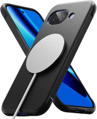 Onyx Magnetic voor Google Pixel 10a Case - MagSafe Compatibel Slim Schokbestendig Hoesje & Protective Cover - Magnetic Black