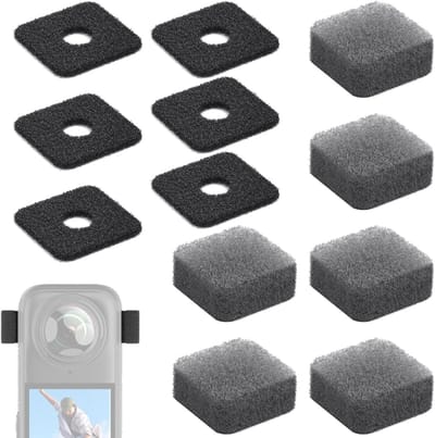 Set van 6 Microfoons met Windfilter en Accessoires voor Geluidsopname, Ideaal voor Buiten en Windruis Vermindering