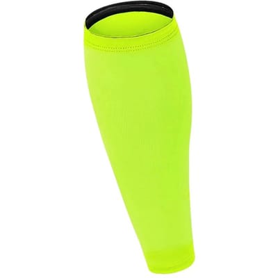Manchon de compression actif pour mollet, pièce unique, antidérapant, évacuant l'humidité, respirant, pour football, basketball, support de jambe XL vert