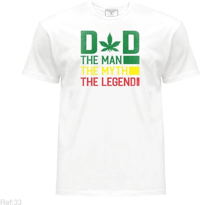 T-shirt for weed lover Funny Cannabis Skull Trendy T-Shirts 100%Cotton Fashion funny cannabis t-shirt The Man The Myth The Legend t-shirt