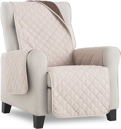 Belmarti Duo fauteuilbeschermer - 55 cm - Beige