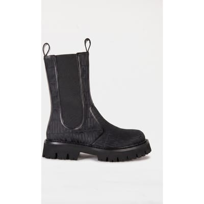Moschino Logo-print Chelsea Boots Black Maat: 40 | Laarzen Outlet | Heren | Zwart