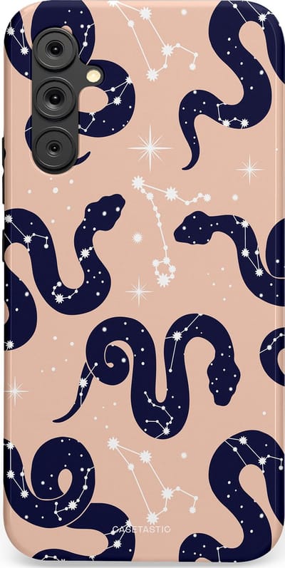 Casetastic Hoesje Geschikt voor Samsung A34 (5G) - Stijlvolle Beschermende Duo-layer Case - Astro slang