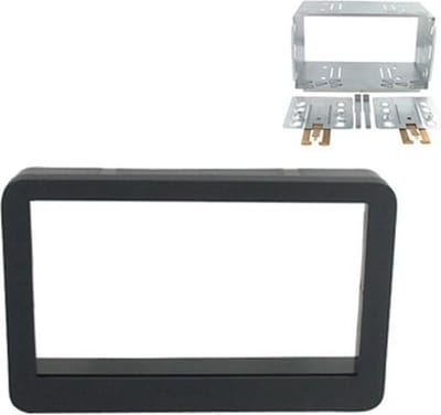2-DIN frame ALFA 159 05>/Brera 2006> zwart met Sat Nav