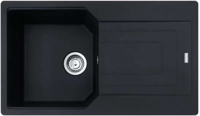 Franke Urban - UBG 611-86 fragraniet spoelbak, 86x50 cm, mat zwart 114.0700.111