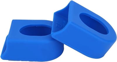 MK Stoer -Crank Protector voor MTB Cranks - Beschermende Soft Cover - Pedaal Kroon Set Mouwen - Fiets Accessoire - Praxis Compatibel - 1 Paar - 2 Stuks - Grijs .