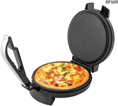 RFWR® Elektrische Roti Maker met Dubbelzijdige Verwarming en Temperatuurregeling - Ideaal voor Tortilla's, Taco's en Quesadilla's