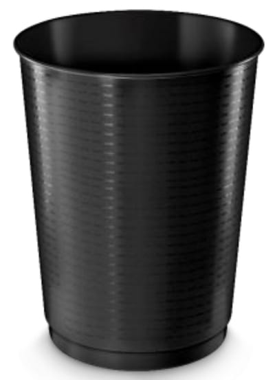 CEP prullenbak CepMaxi GreenSpirit, 40 liter, zwart