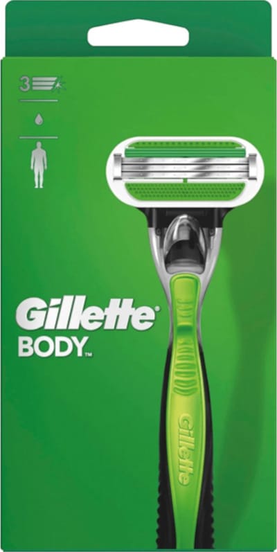 Rasoir à cartouche - Gillette - Multicolore - 3 lames - Acier allié - Manche plastique
