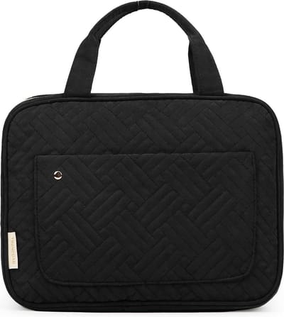 Solidchoice - Reis Toilettas Hangend - Ruime Make-up & Toilettas Zwart
