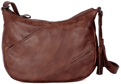 Leren Crossbodytas - Lorain - Donkerbruin