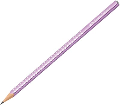 Faber-Castell grafietpotlood - Grip sparkle - violet metallic - FC-118263