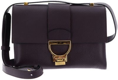 COCCINELLE Leren schoudertas Arlettis Handbag Prune donkerpaars