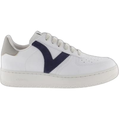 Leren sportschoenen met contrasteffect Victoria Madrid