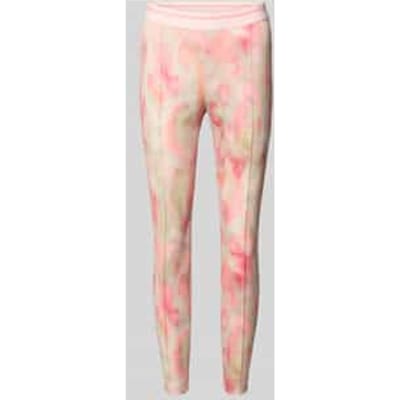 Legging met lengtenaden en elastische band