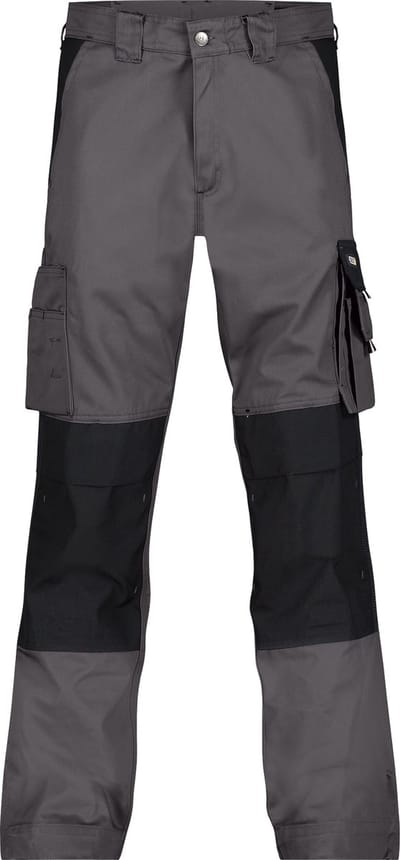 Tweekleurige werkbroek met kniezakken