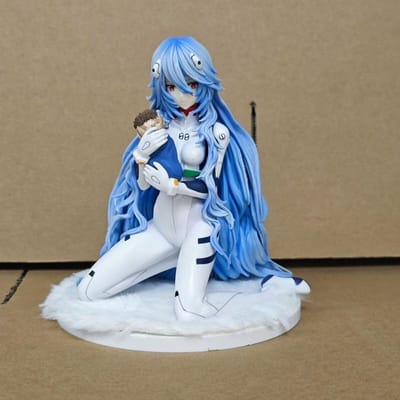 Neon Schattig Genesis Klassiek Evangelion Filmversie Knielende Houding Anime Figuur Model Ornament Speelgoed Verzamelaar Merchandise 14CM