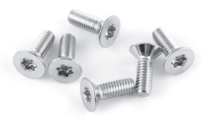 Roestvrijstalen verzonken schroeven set van 50 stuks M4 met maten 8/10/12/16/20/25/30 mm voor diverse toepassingen