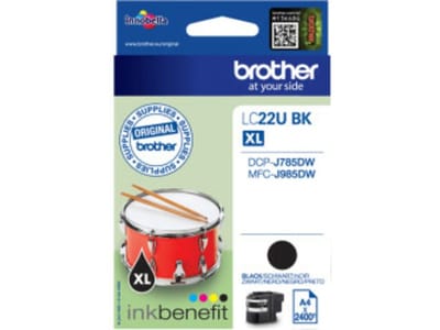 Brother LC22UBK inktcartridge 1 stuk(s) origineel hoog (XL) rendement zwart