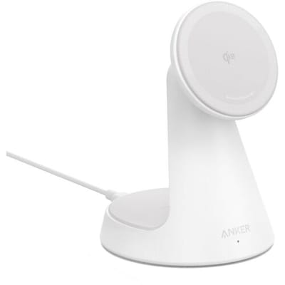Anker MagGo draadloze oplader (2-in-1, standaardmodel) (H) offline versie - UN-versie (niet voor China en Europa) wit 1