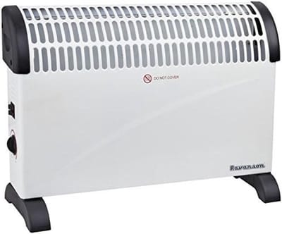 Elektrische Radiator - Convector Verwarming - Ruimte Verwarmen - Snel Opwarmend - 42 x 13 x 42 cm - Wit