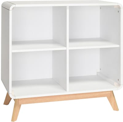 Cassie-Witte-Boekenkast - 4 Planken - Wit
