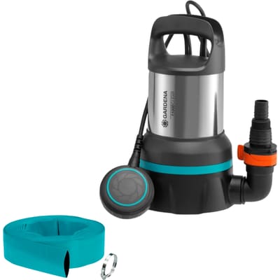 GARDENA Dompelpomp Helderwater 11000 – 11.000 liter/uur – 0,7 bar met platte slang