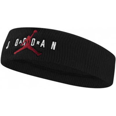 Nike Jordan Dri-FIT Terry Headband - Hoofdband - Maat One size - Zwart Rood - Jordan - Sport - Unisex Hoofdband