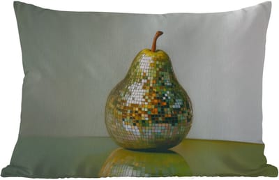 Buitenkussens - Fruit - Disco - Art - Glitter - 60x40 cm - Weerbestendig