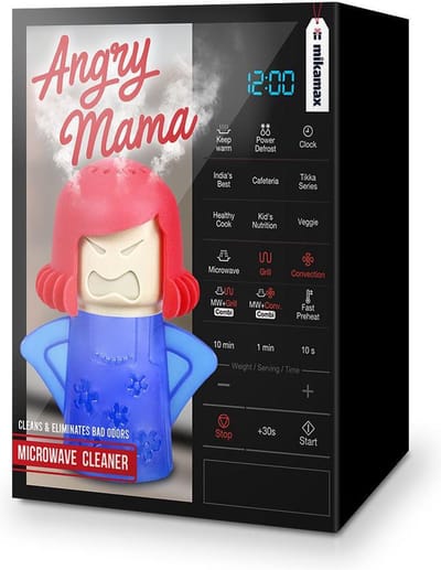 MikaMax Angry Mama - Magnetron Reiniger - Magnetron moeiteloos schoon Microwave Cleaner - Koelkast Reiniger - Magnetron accessoires